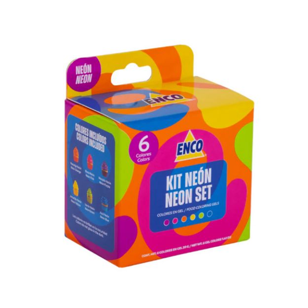 ENCO Kit de Colorantes | Variedad Kit Neon 6 pzs