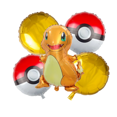 Kit Set 5 Globos Charmander