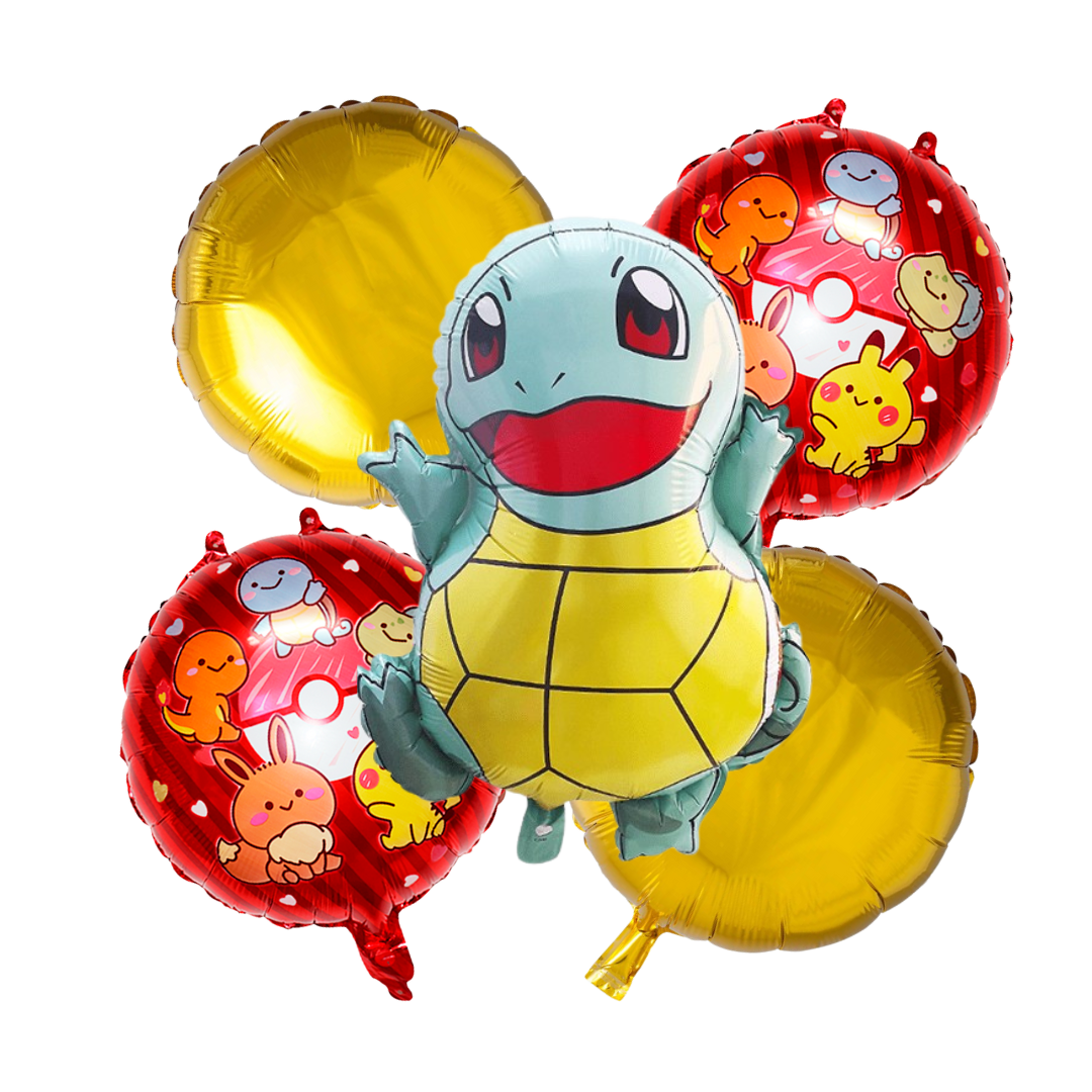 Kit Set 5 Globos Squirtle