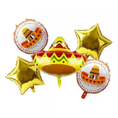 Kit Set 5 Globos Sombrero