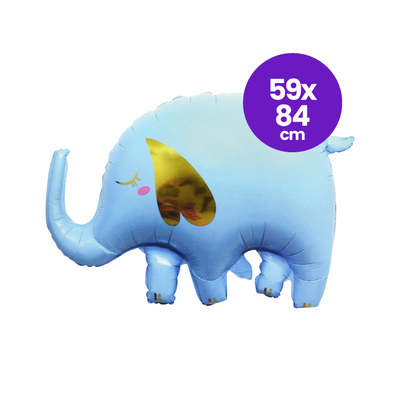 Globo Foil Elefante Azul