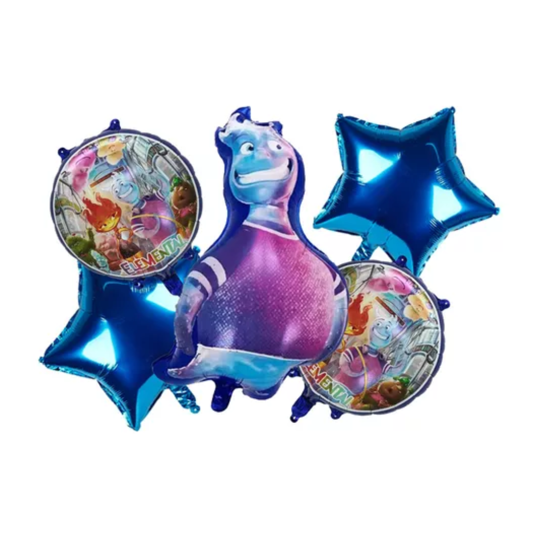 Kit Set 5 Globos Elemental