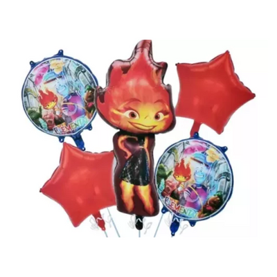 Kit Set 5 Globos Elemental
