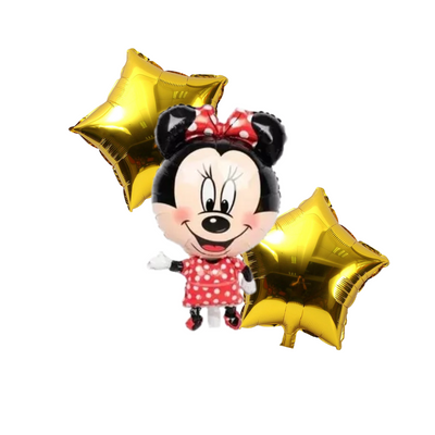 Kit Set 5 Globos Minnie Mouse