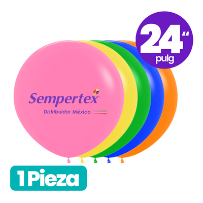 1 Globo de Látex Sempertex R24 Pieza INDIVIDUAL | Diferentes Gamas