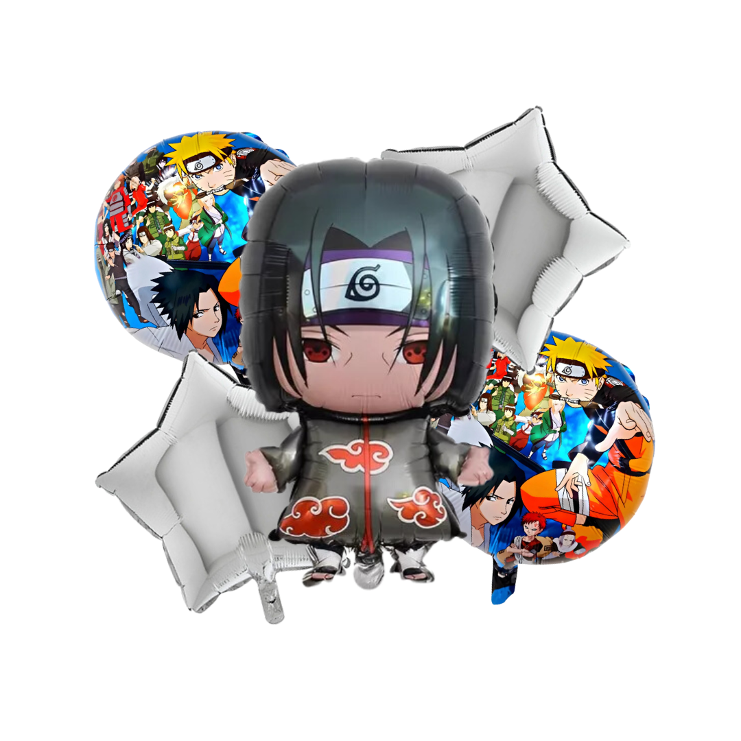 Kit Set 5 Globos Itachi