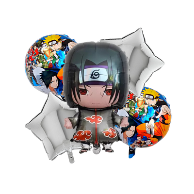 Kit Set 5 Globos Itachi