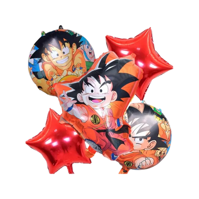 Kit Set 5 Globos Goku Niño