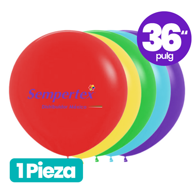 1 Globo de Látex Sempertex R36 Pieza INDIVIDUAL | Diferentes Gamas