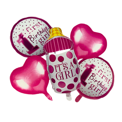 Kit Set 5 Globos It's a Girl