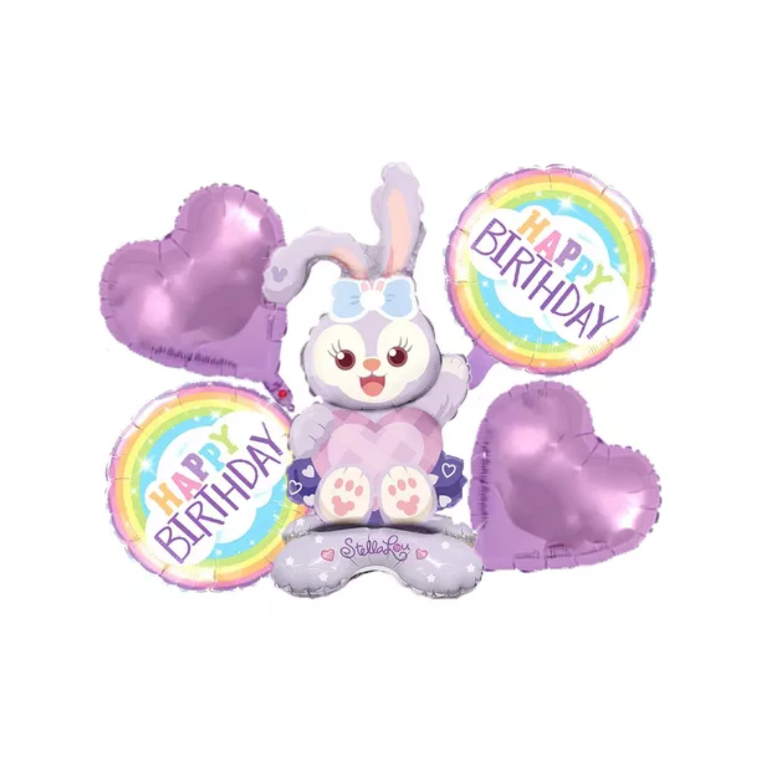 Kit Set 5 Globos Conejito