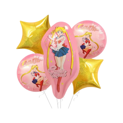 Kit Set 5 Globos Sailor Moon