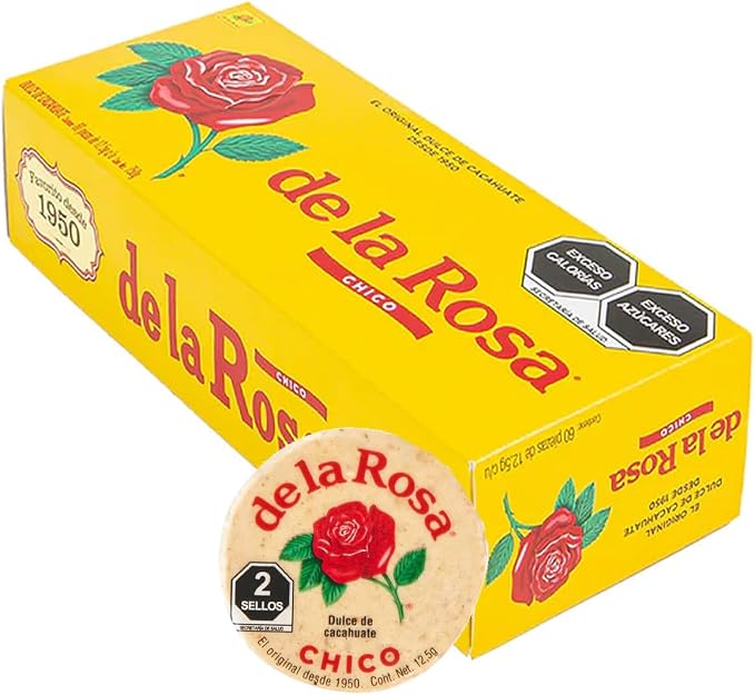 De La Rosa Mazapanes 12.5 g | 60 Piezas