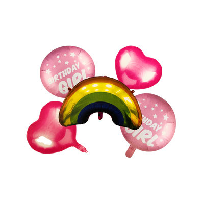 Kit Set 5 Globos Arcoiris