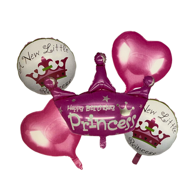 Kit Set 5 Globos Princess