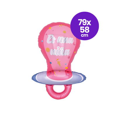 Globo Foil Chupón Niña