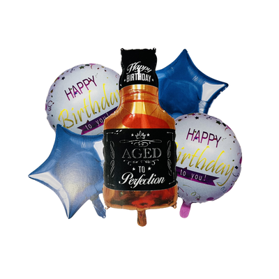 Kit Set 5 Globos Botella