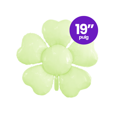 Globo Foil Flor Verde Grande