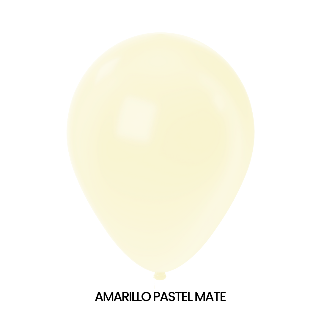 GLOBOS SEMPERTEX R9 PASTEL MATE C/50 - San Jorge Party