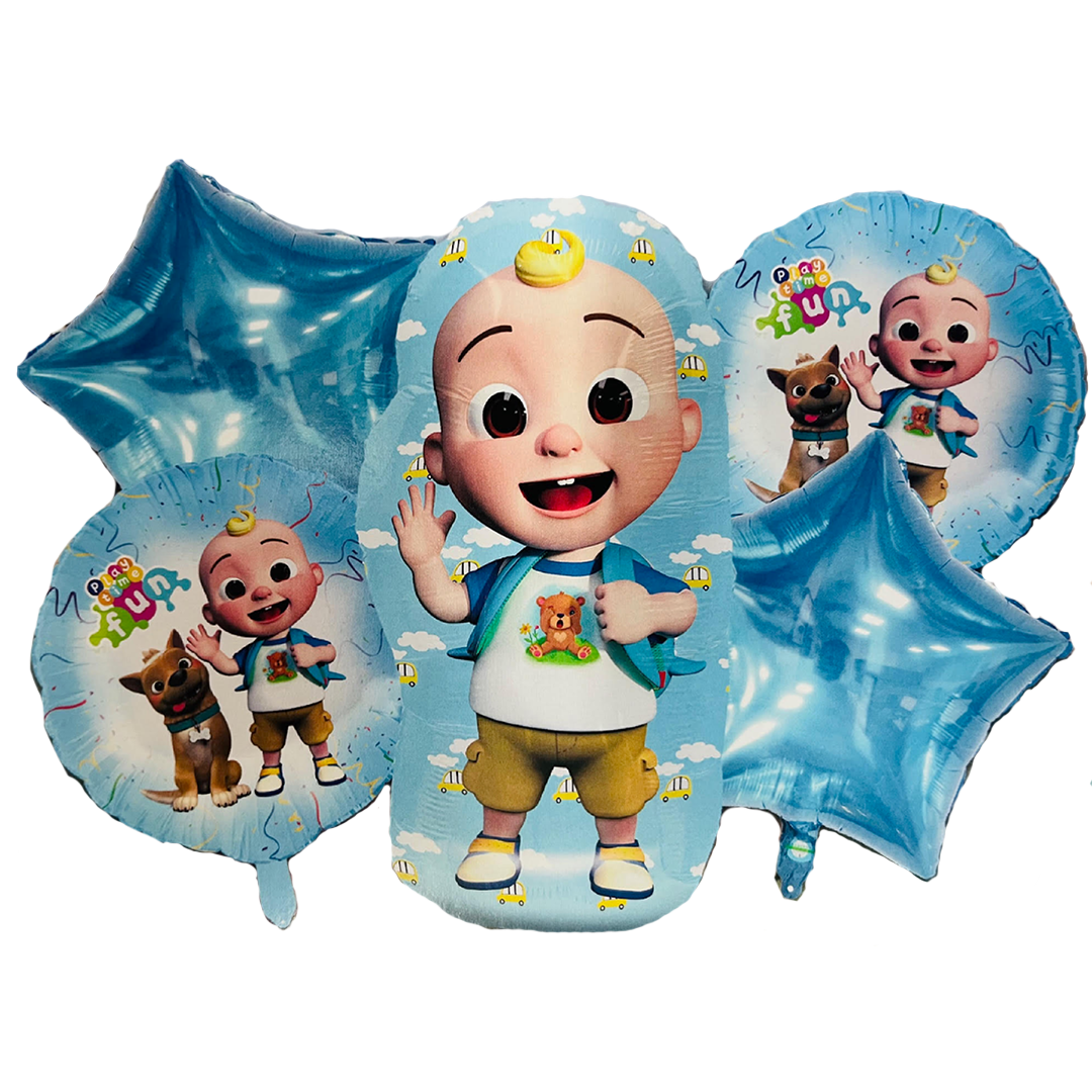 Kit Set 5 Globos Cocomelon
