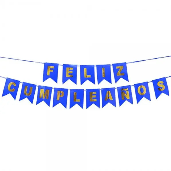 Banderín Feliz Cumpleaños - San Jorge Party