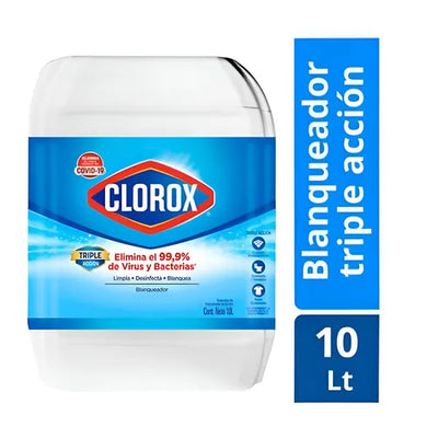 Blanqueador Clorox Triple Acción Original 10 Lt