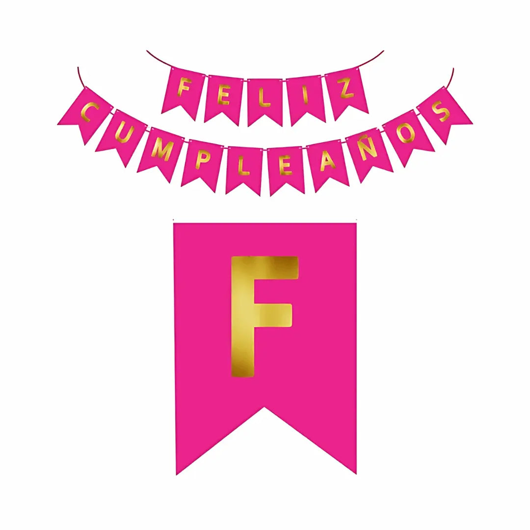 Banderín Feliz Cumpleaños - San Jorge Party