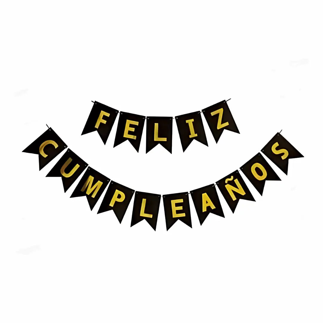 Banderín Feliz Cumpleaños - San Jorge Party