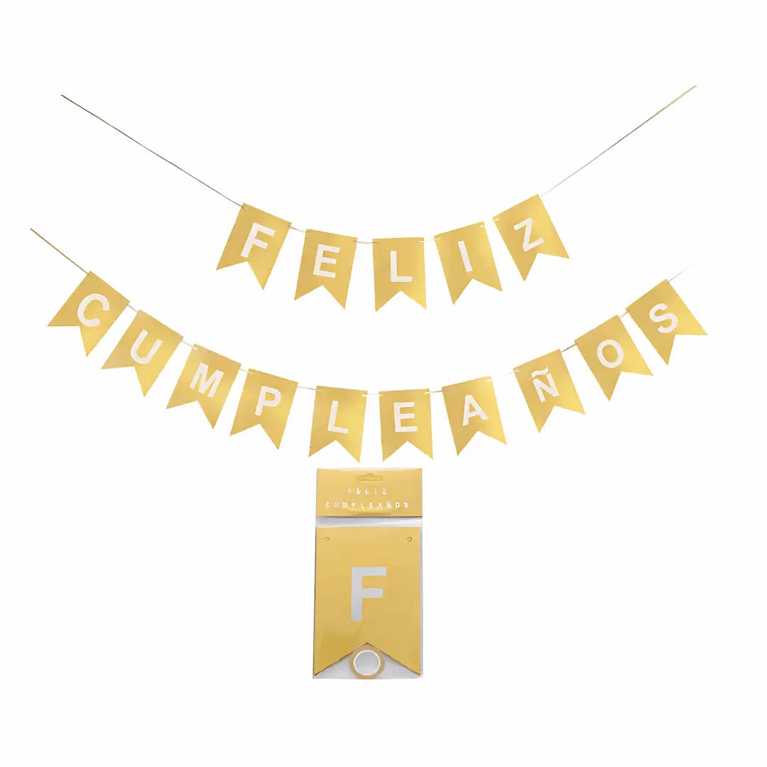 Banderín Feliz Cumpleaños - San Jorge Party