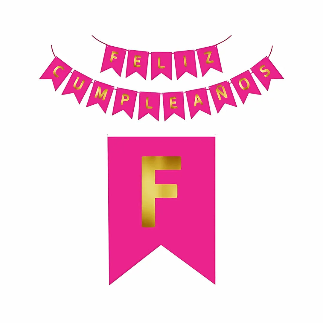 Banderín Feliz Cumpleaños - San Jorge Party