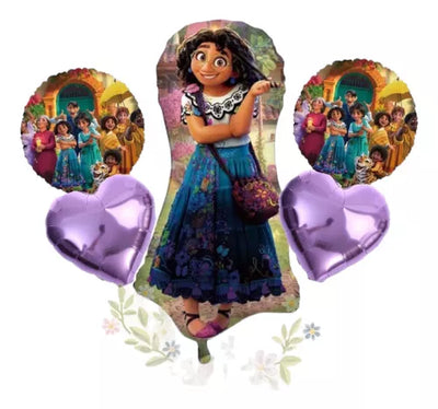 KIT SET 5 GLOBOS ENCANTO - MIRABEL - San Jorge Party