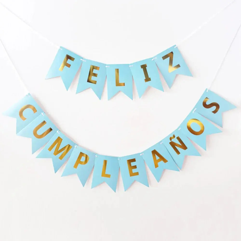 Banderín Feliz Cumpleaños - San Jorge Party