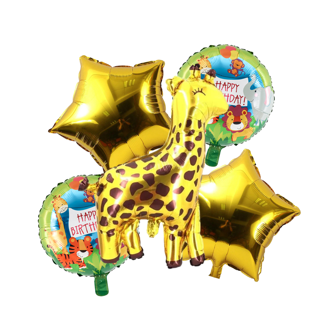Kit Set 5 Globos Jirafa