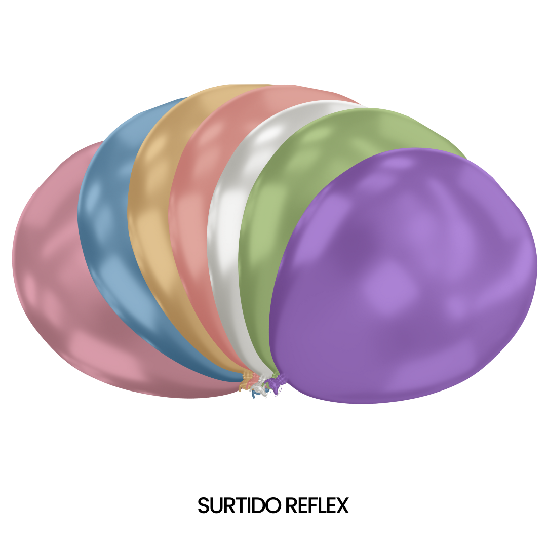 GLOBOS SEMPERTEX R5 REFLEX C/50 - San Jorge Party