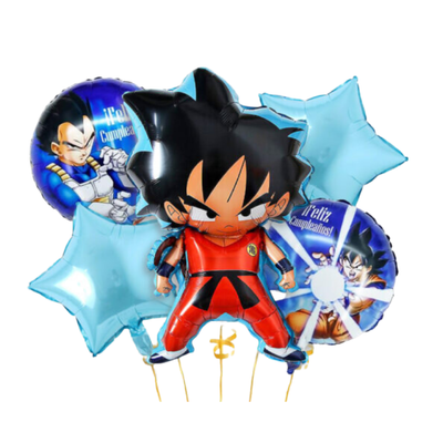 Kit Set 5 Globos Goku