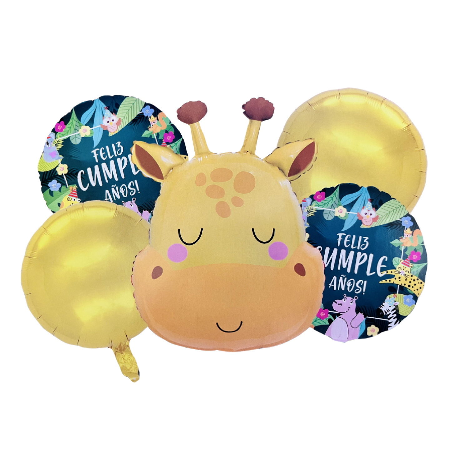 Kit Set 5 Globos Jirafa