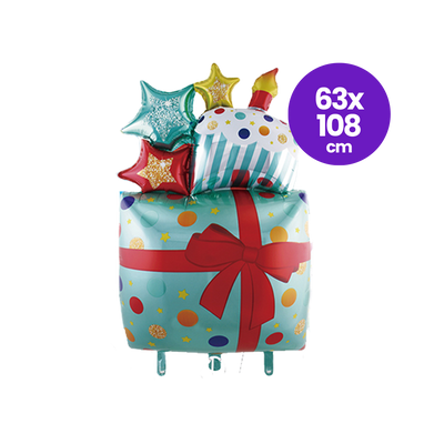 Globo Foil Pastel regalo