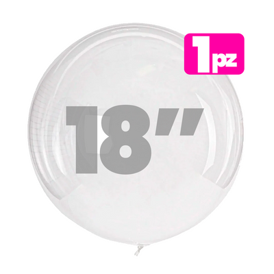 Globo Burbuja BOBO 18" C/1 Pieza
