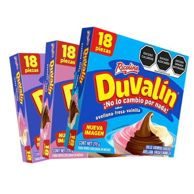 Ricolino Duvalin | Variedad de sabores