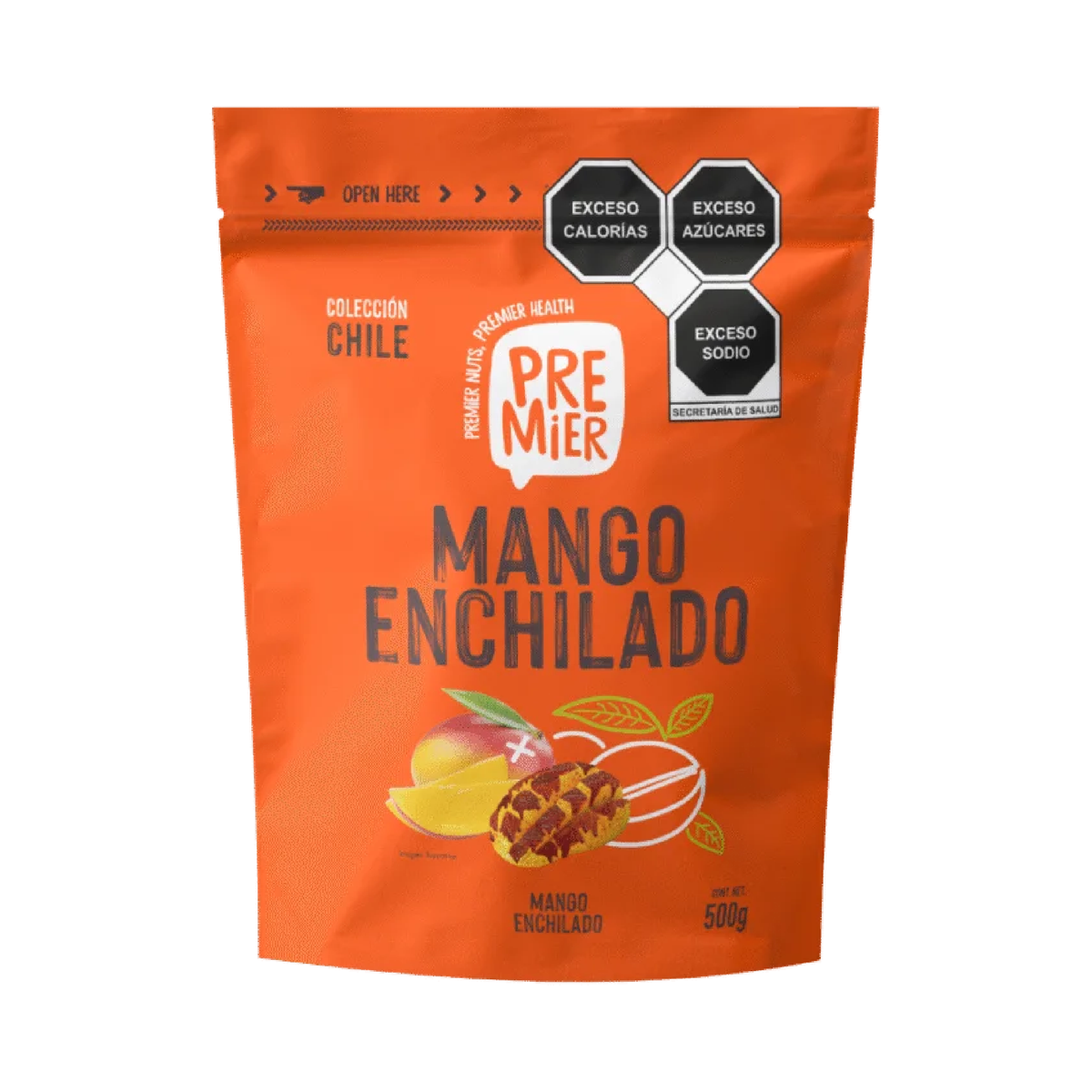 Mango Deshidratado Enchilado 1 KG Premier Nuts