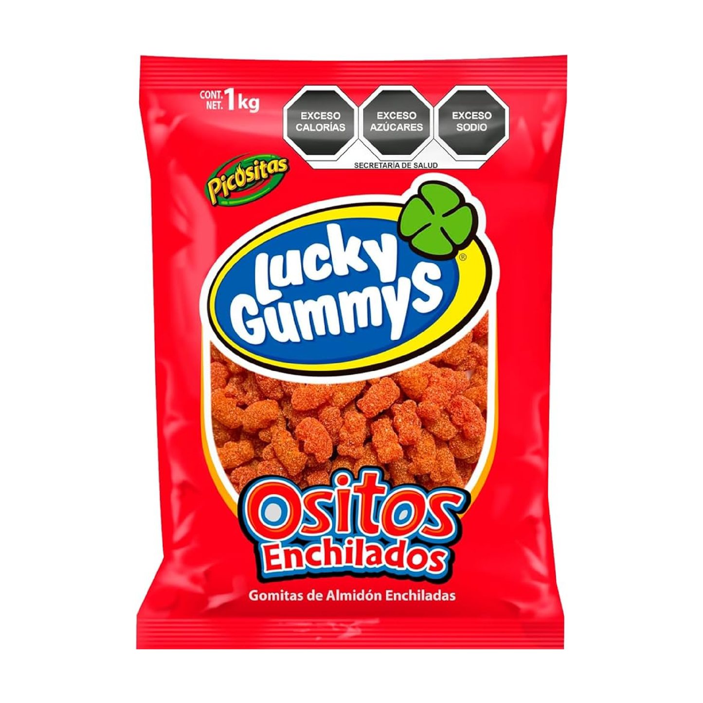Lucky Gummys 1kg Ositos enchilados | Gomitas de grenetina