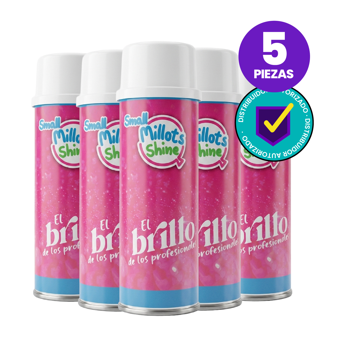 5 pack | Small Millots Shine Abrillantador De Globos 295 ml