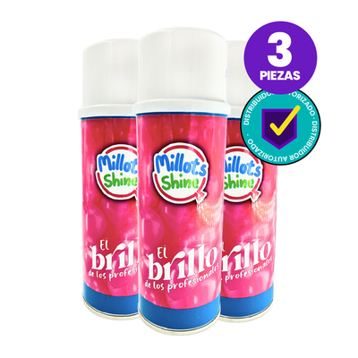 3 Pack | Millots Shine Abrillantador De Globos 400 ml