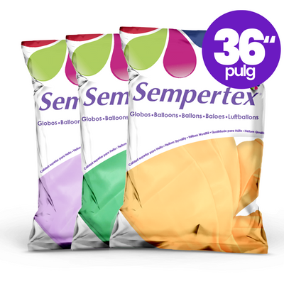 Globos de Látex Sempertex R36 C/10 | Diferentes Gamas