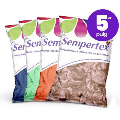 Globos de Látex Sempertex R5 C/50 | Diferentes Gamas