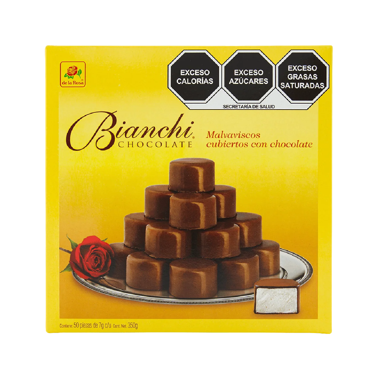 De La Rosa Bombón Bianchi con Chocolate 50 piezas