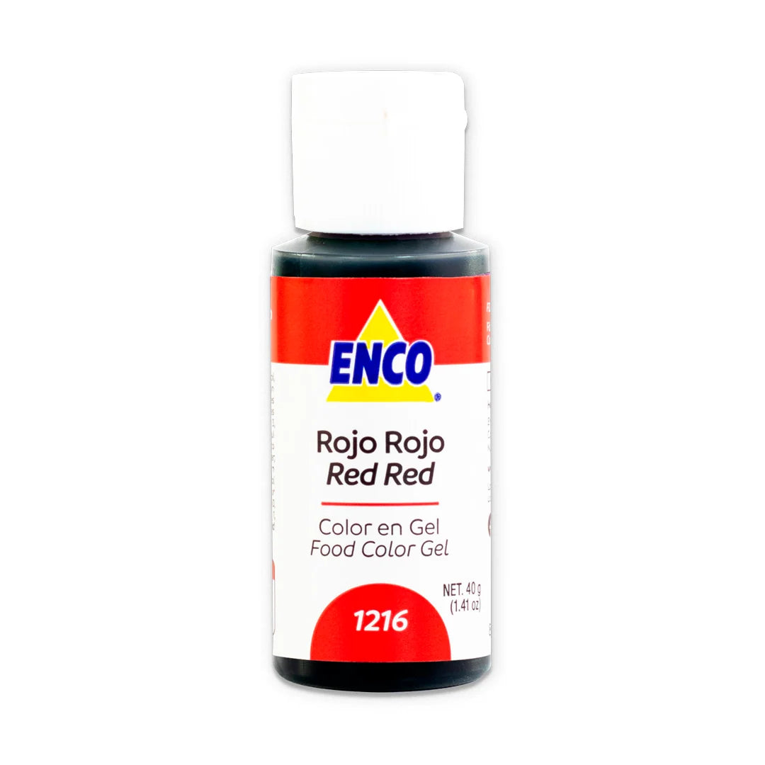 Enco color en gel 40 g | Variedad de colores Rojo Rojo