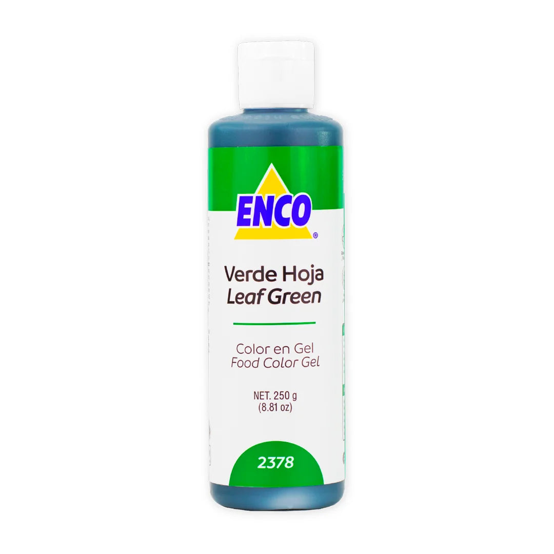 Enco Color en Gel Para Reposteria 250 Grs | Variedad de colores Verde Hoja