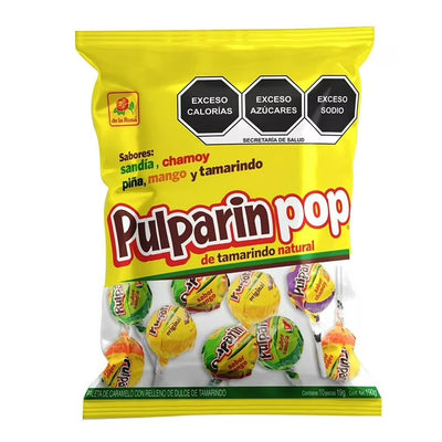 Paletas de caramelo De la Rosa Pulparindo Pop u