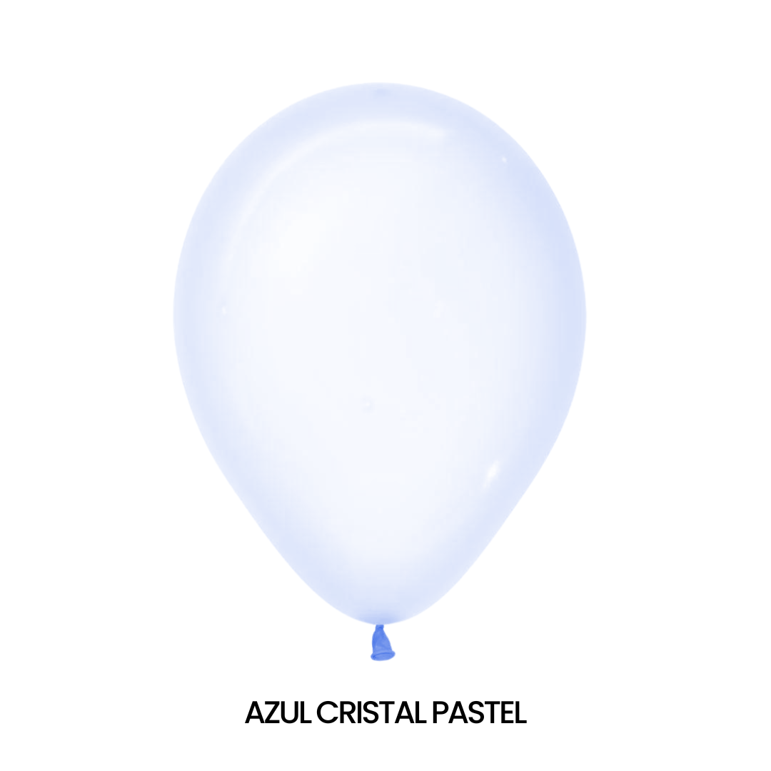 GLOBOS SEMPERTEX R36 CRISTAL PASTEL MATE C/10 - San Jorge Party